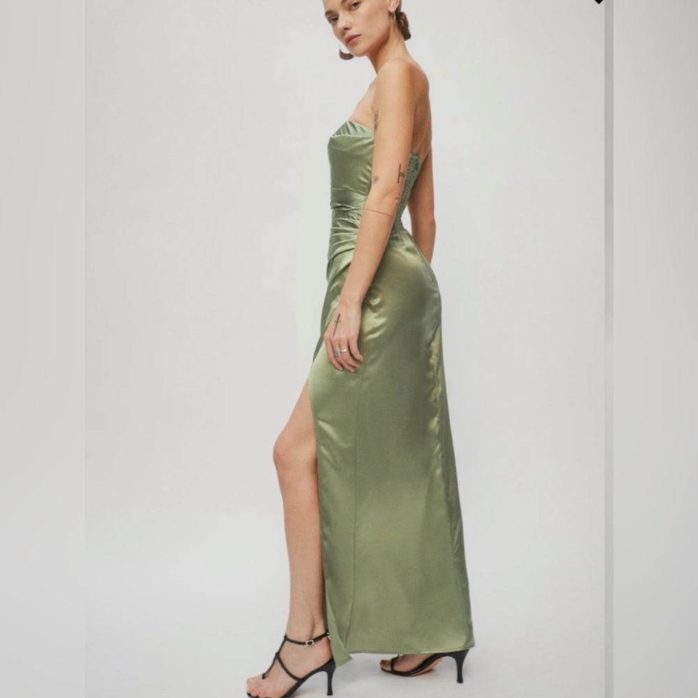 Barrow Silk Dress Reformation Artichoke